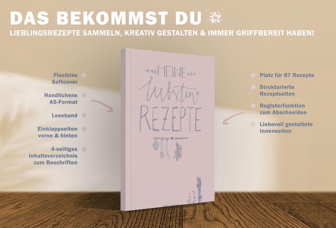 Rezeptebuch zum Rezepte sammeln und verschenken
